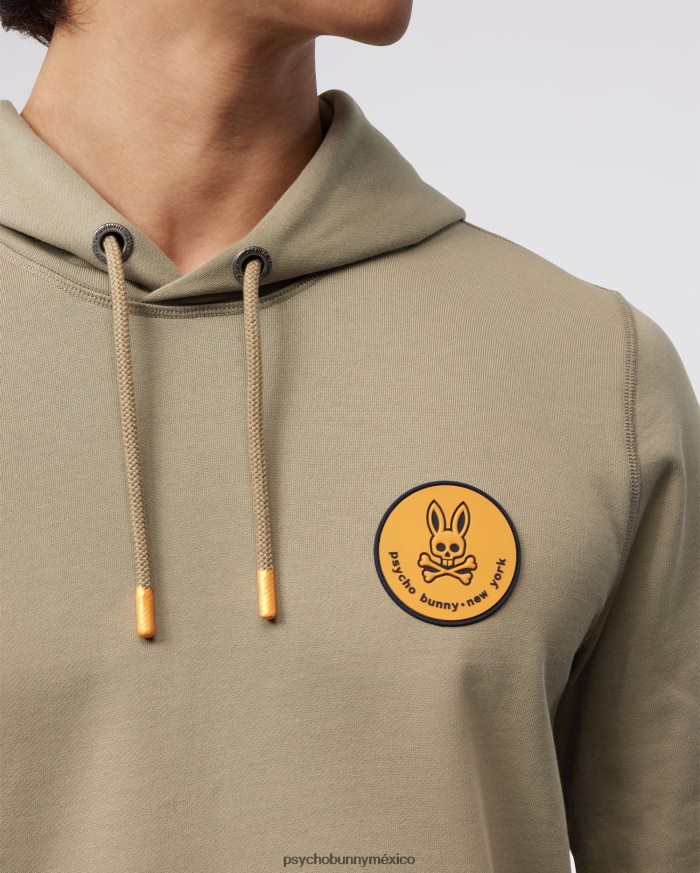 sudadera con capucha broward para hombre arena mojadaR46422330 Psycho Bunny