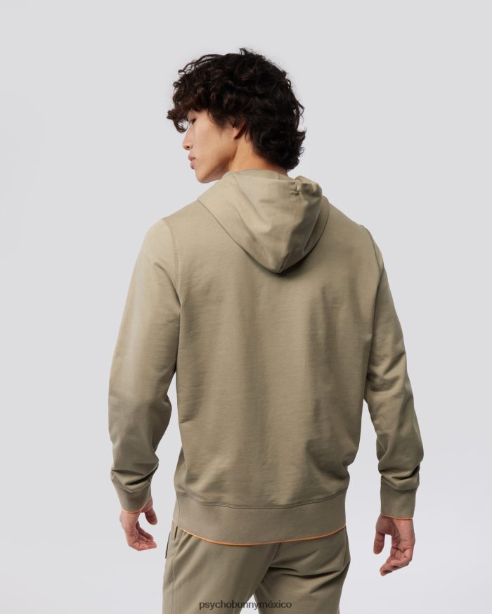 sudadera con capucha broward para hombre arena mojadaR46422330 Psycho Bunny