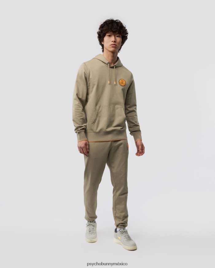 sudadera con capucha broward para hombre arena mojadaR46422330 Psycho Bunny