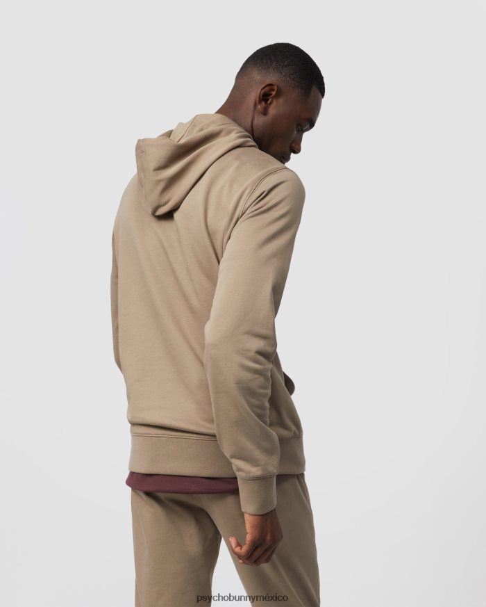 sudadera con capucha de felpa francesa para hombre marrón antiguoR46422340 Psycho Bunny