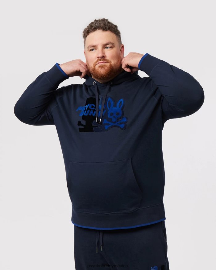 sudadera con capucha kona popover grande y alto para hombre ArmadaR46422392 Psycho Bunny