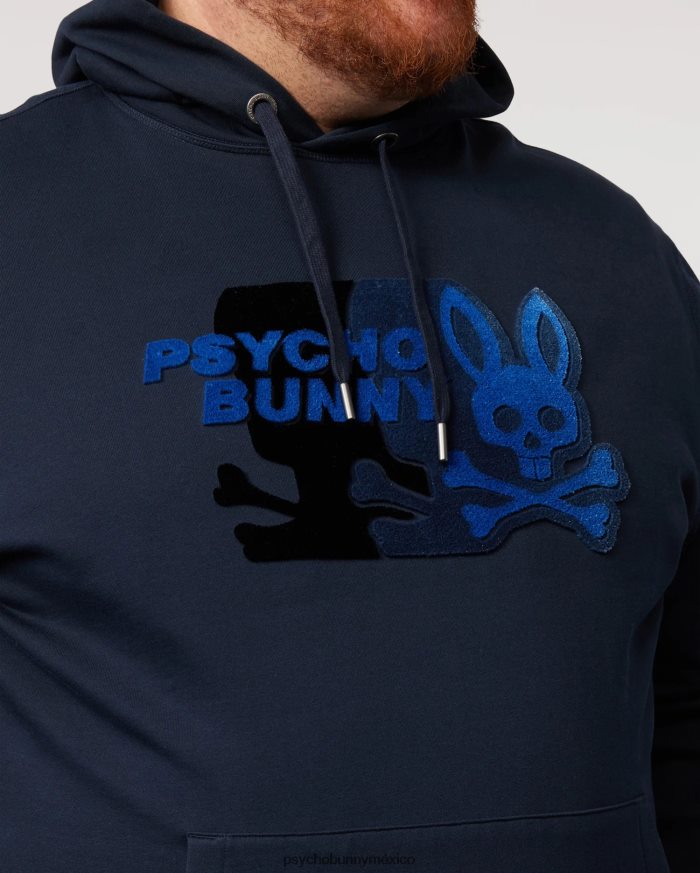 sudadera con capucha kona popover grande y alto para hombre ArmadaR46422392 Psycho Bunny