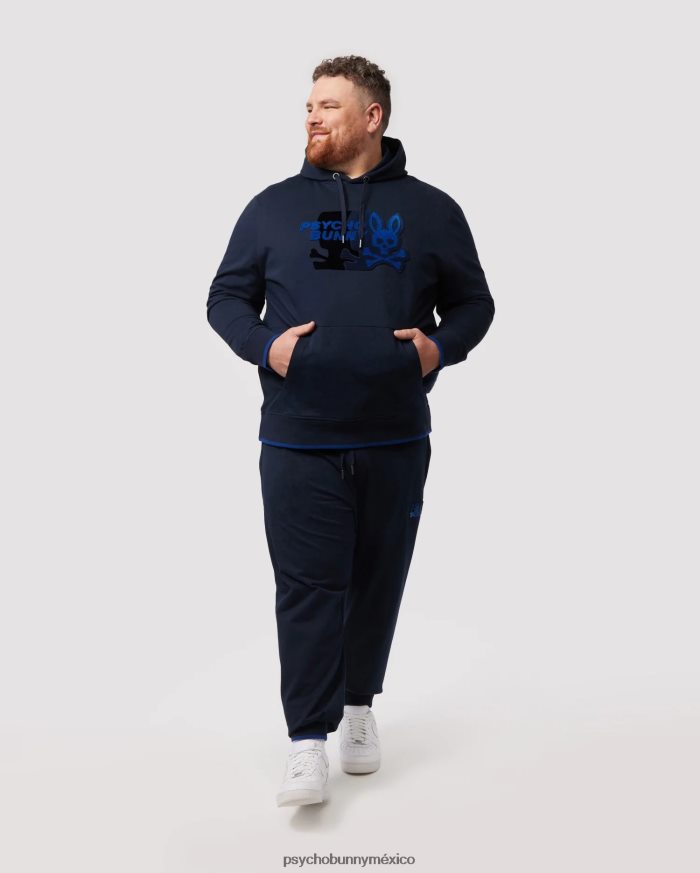 sudadera con capucha kona popover grande y alto para hombre ArmadaR46422392 Psycho Bunny