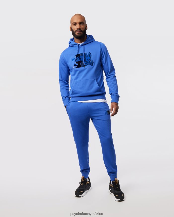sudadera con capucha kona popover para hombre azul brillanteR46422328 Psycho Bunny