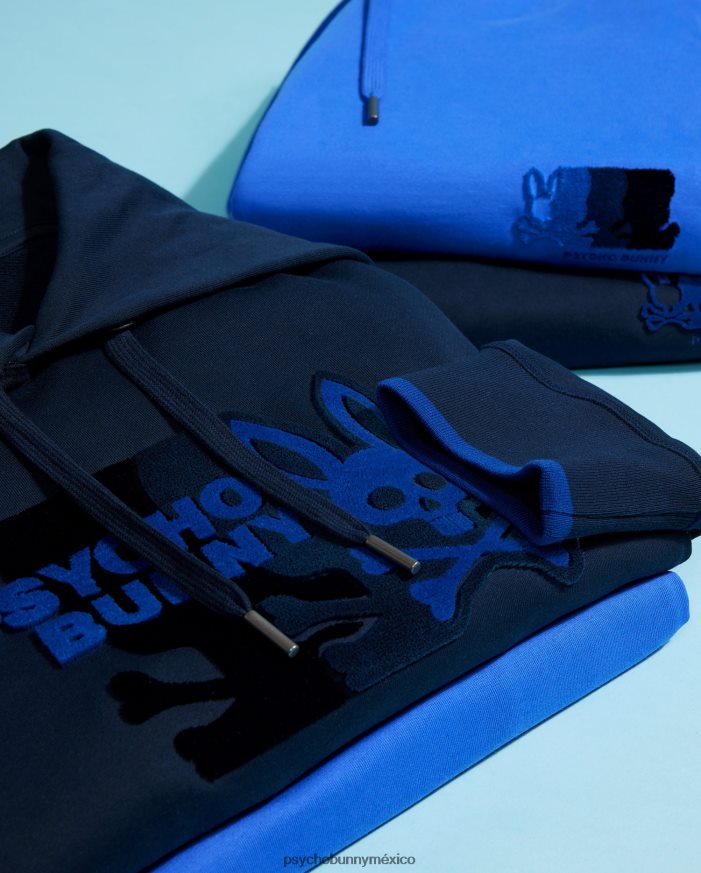 sudadera con capucha kona popover para hombre azul brillanteR46422328 Psycho Bunny
