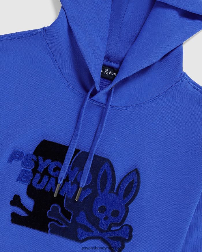 sudadera con capucha kona popover para hombre azul brillanteR46422328 Psycho Bunny