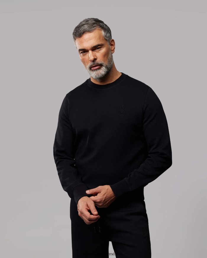 sudadera con capucha para hombre negroR46422343 Psycho Bunny