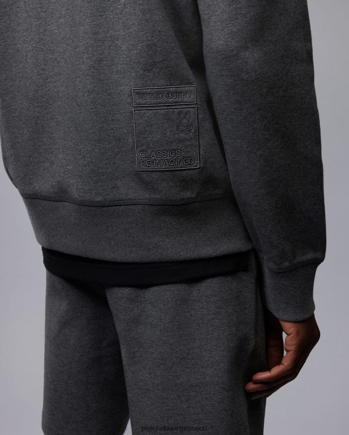 sudadera con capucha para hombre tormenta de brezoR46422337 Psycho Bunny