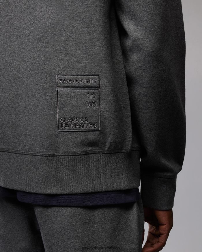 sudadera con capucha para hombre tormenta de brezoR46422344 Psycho Bunny