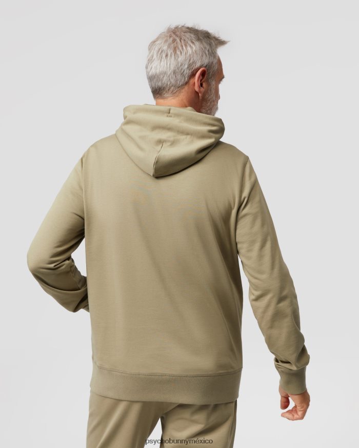 sudadera con capucha royce flocado para hombre arena mojadaR46422361 Psycho Bunny