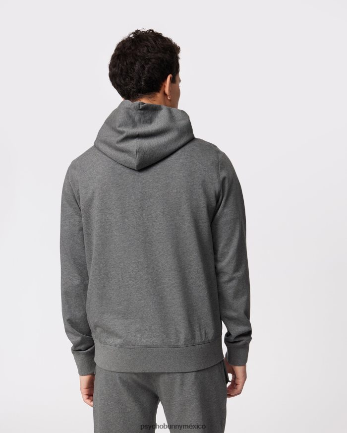 sudadera con capucha royce flocado para hombre tormenta de brezoR46422352 Psycho Bunny