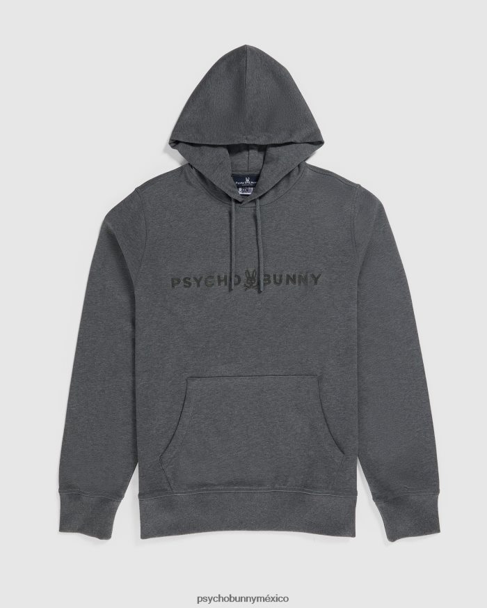 sudadera con capucha royce flocado para hombre tormenta de brezoR46422352 Psycho Bunny