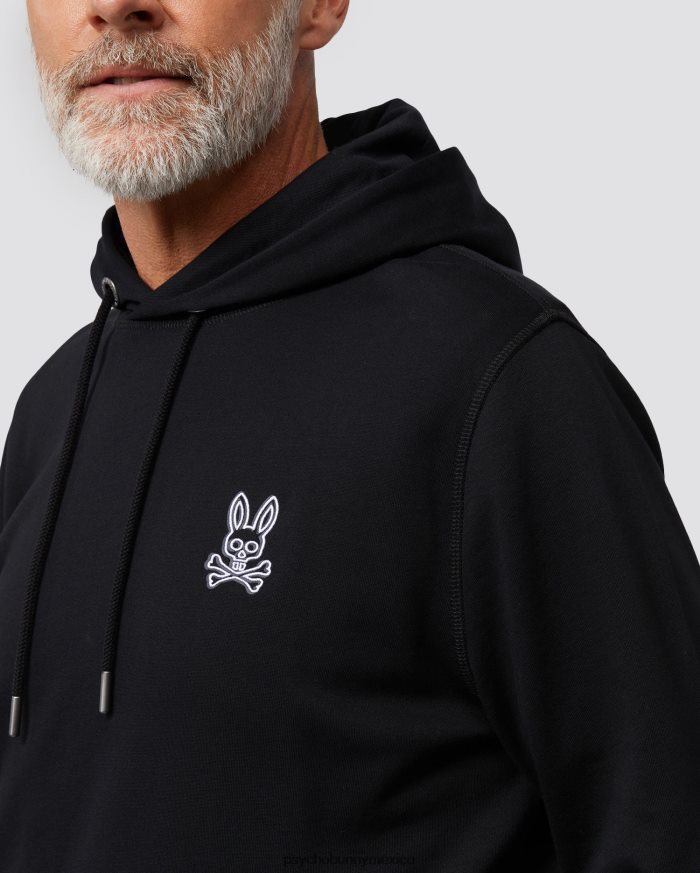 sudadera con capucha y conejito bordado gresham para hombre negroR46422365 Psycho Bunny