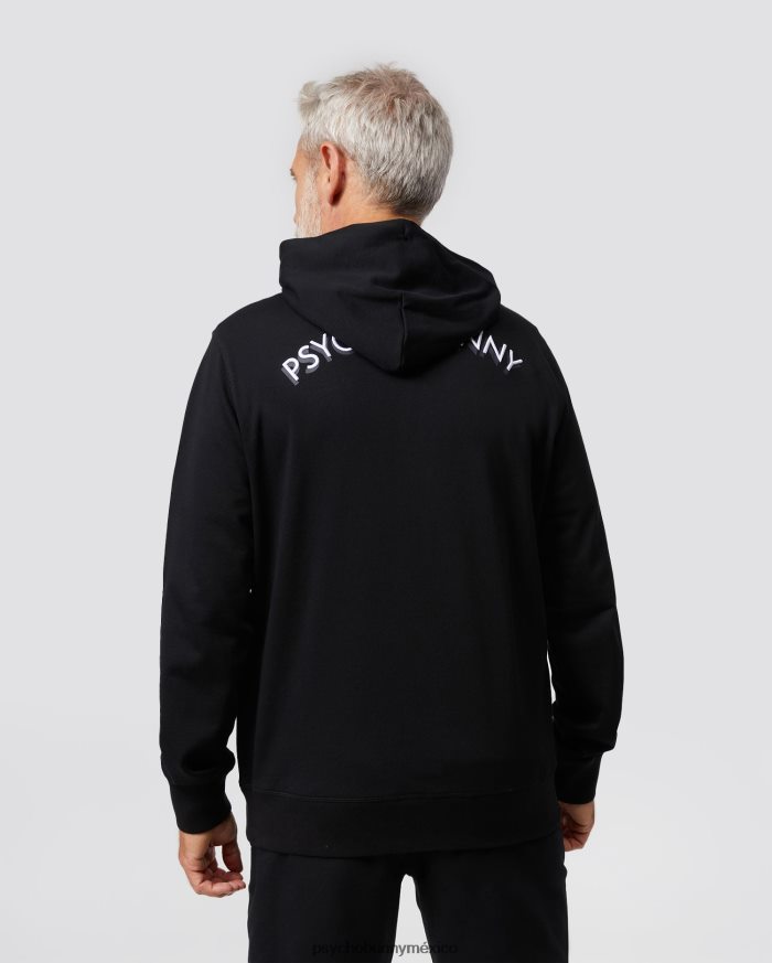 sudadera con capucha y conejito bordado gresham para hombre negroR46422365 Psycho Bunny