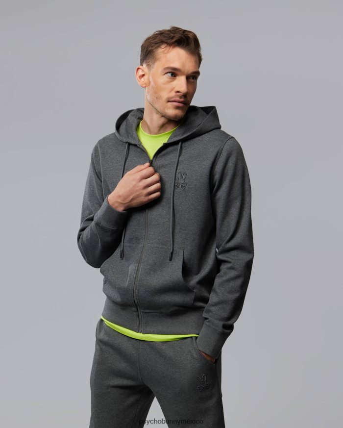 sudadera con capucha y cremallera para hombre tormenta de brezoR46422347 Psycho Bunny