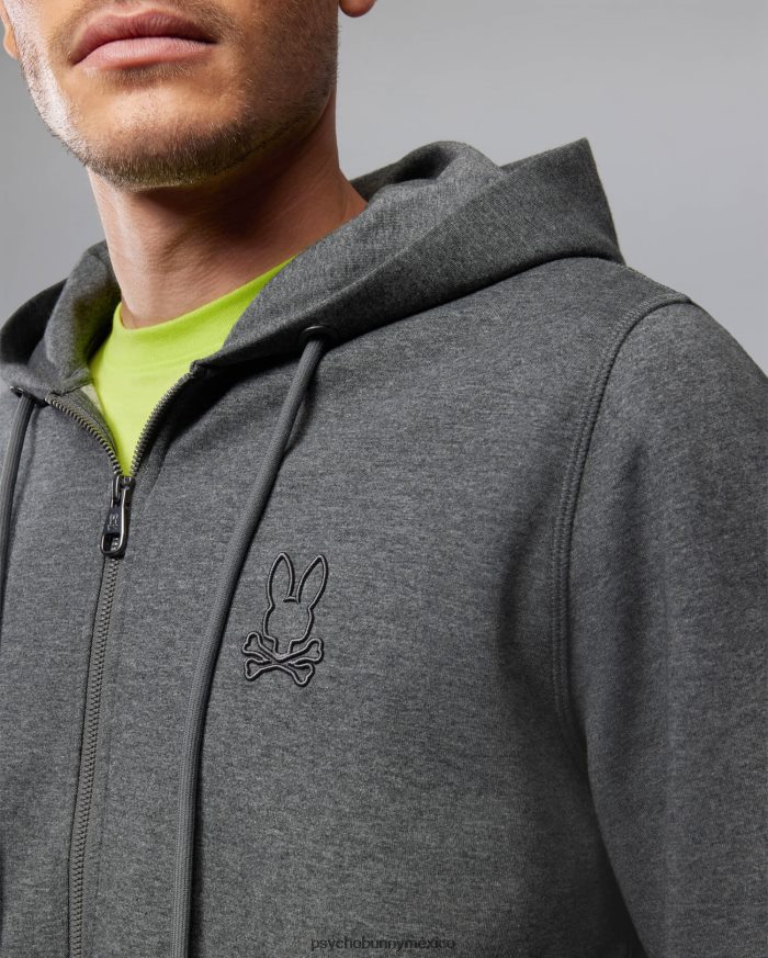 sudadera con capucha y cremallera para hombre tormenta de brezoR46422347 Psycho Bunny