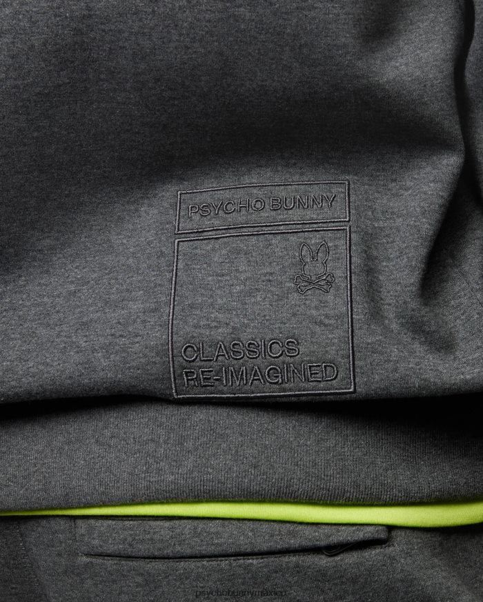 sudadera con capucha y cremallera para hombre tormenta de brezoR46422347 Psycho Bunny