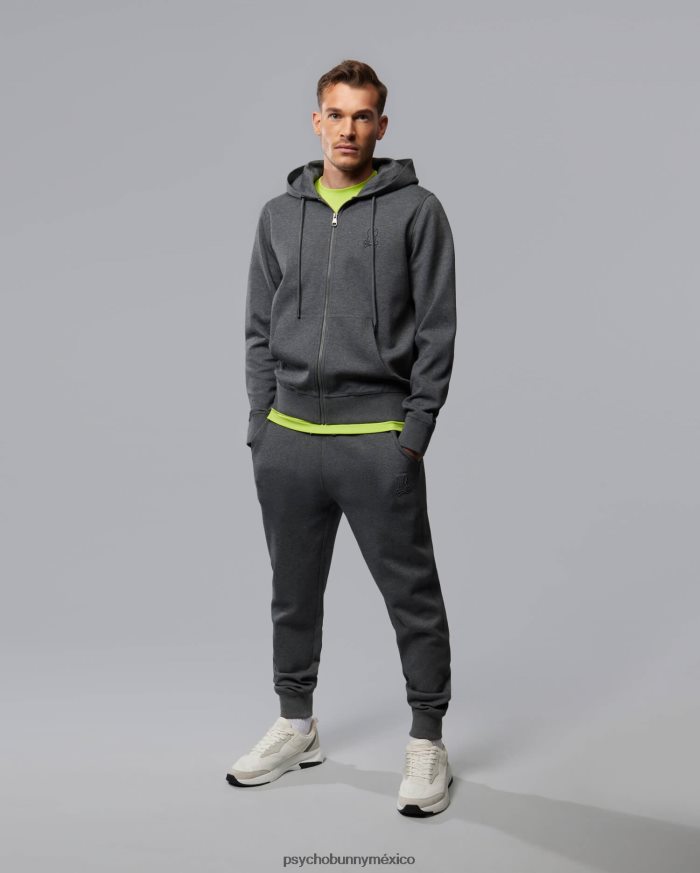 sudadera con capucha y cremallera para hombre tormenta de brezoR46422347 Psycho Bunny