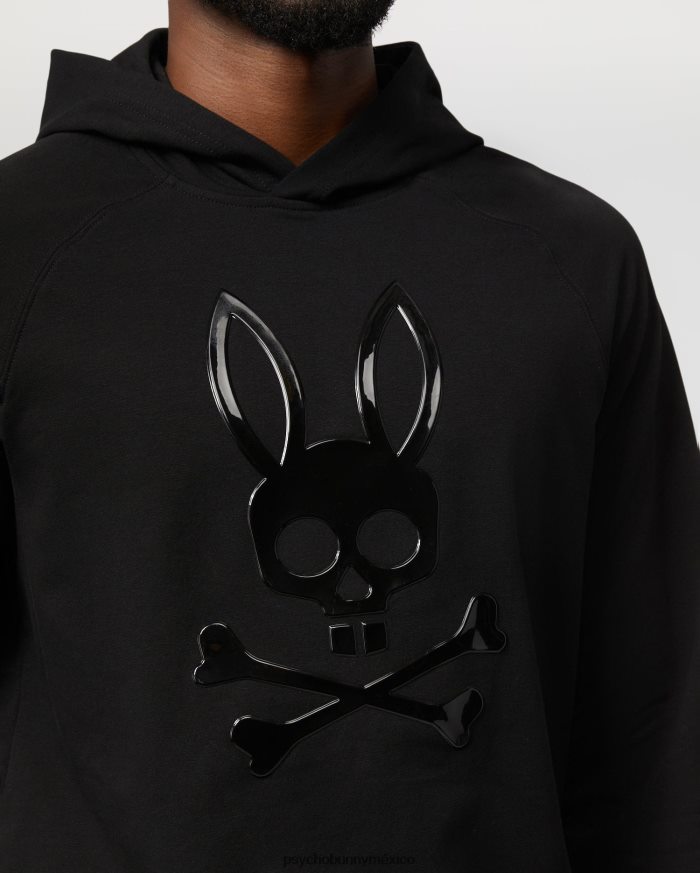 sudadera con capucha y logo de conejito brillante de Hayden para hombre negroR46422363 Psycho Bunny