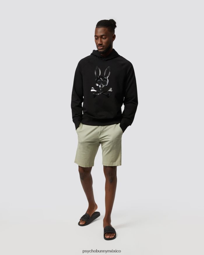 sudadera con capucha y logo de conejito brillante de Hayden para hombre negroR46422363 Psycho Bunny