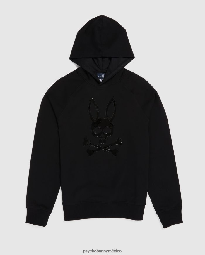 sudadera con capucha y logo de conejito brillante de Hayden para hombre negroR46422363 Psycho Bunny