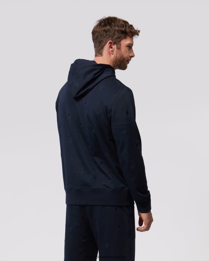 sudadera con capucha y popover con bordado de woad para hombre ArmadaR46422295 Psycho Bunny