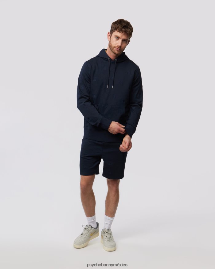 sudadera con capucha y popover con bordado de woad para hombre ArmadaR46422295 Psycho Bunny