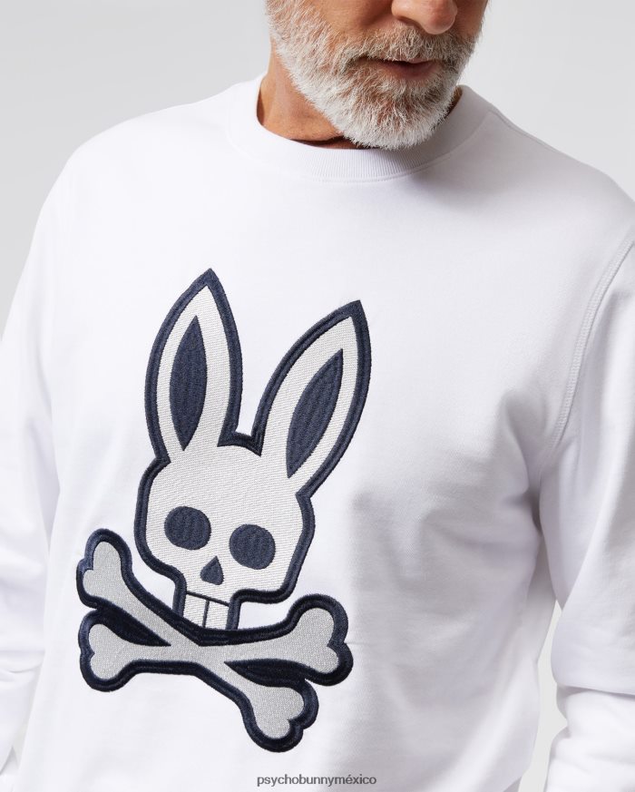 sudadera con conejito bordado copa para hombre blancoR46422356 Psycho Bunny