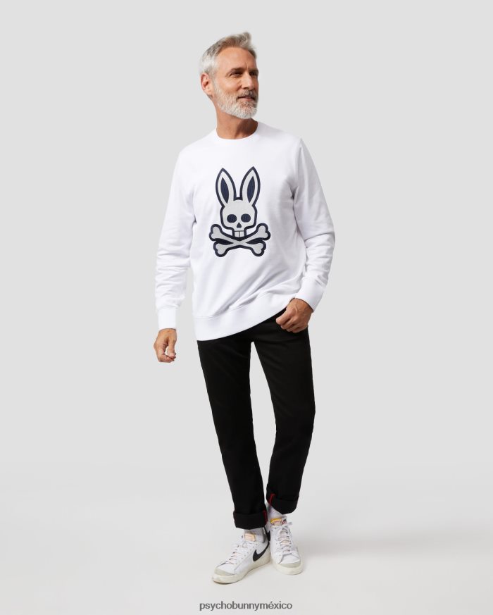 sudadera con conejito bordado copa para hombre blancoR46422356 Psycho Bunny