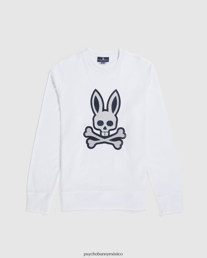 sudadera con conejito bordado copa para hombre blancoR46422356 Psycho Bunny