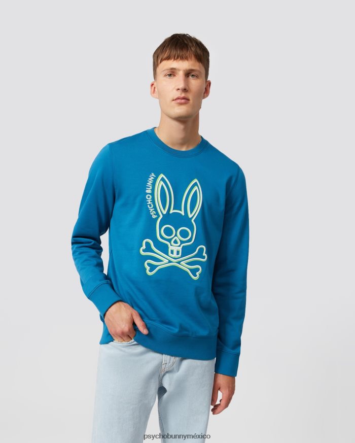 sudadera con conejito bordado gresham para hombre Mar EgeoR46422368 Psycho Bunny