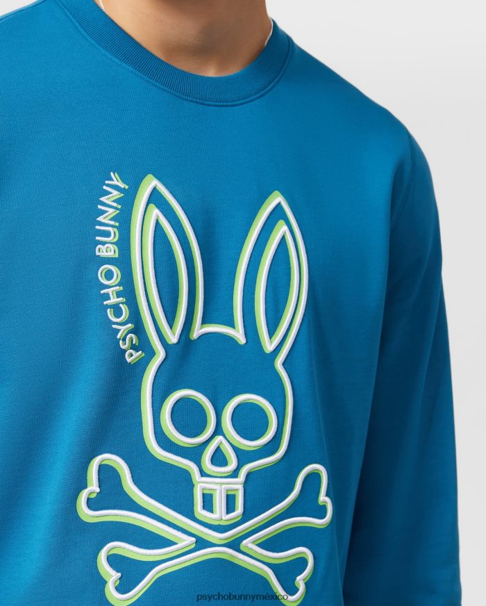 sudadera con conejito bordado gresham para hombre Mar EgeoR46422368 Psycho Bunny