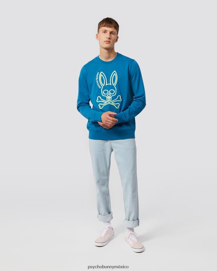 sudadera con conejito bordado gresham para hombre Mar EgeoR46422368 Psycho Bunny