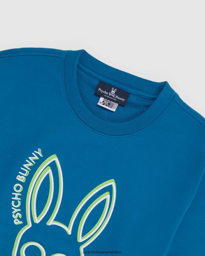 sudadera con conejito bordado gresham para hombre Mar EgeoR46422368 Psycho Bunny