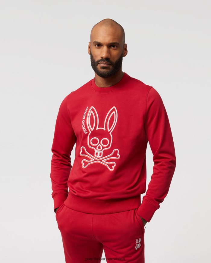 sudadera con conejito bordado gresham para hombre río rojoR46422369 Psycho Bunny