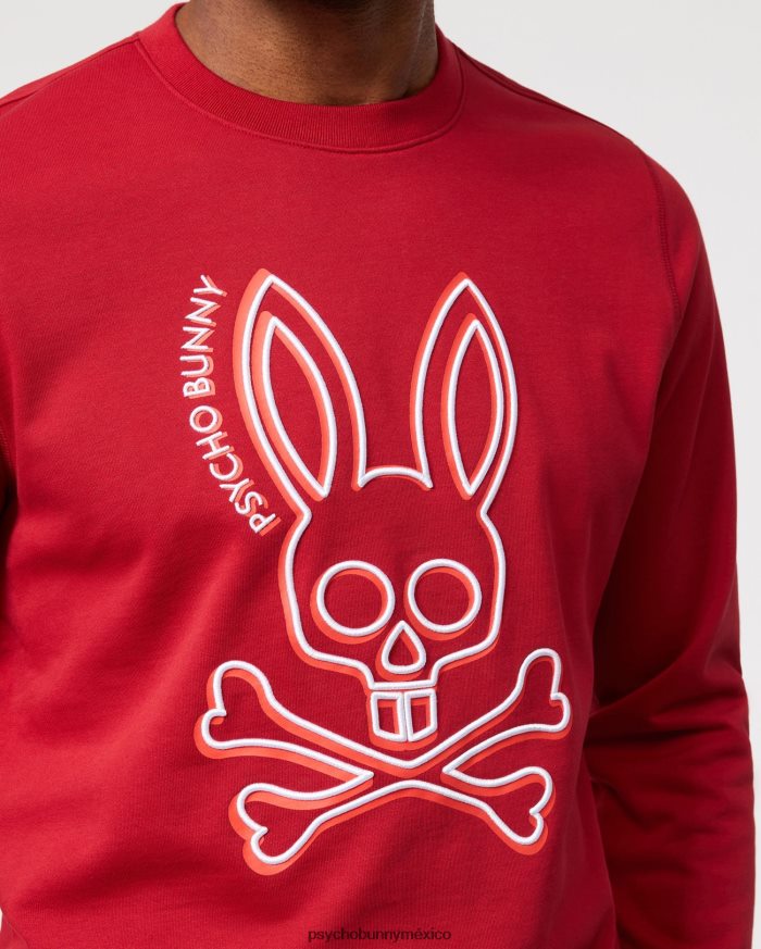 sudadera con conejito bordado gresham para hombre río rojoR46422369 Psycho Bunny