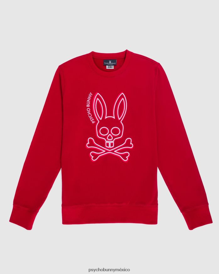 sudadera con conejito bordado gresham para hombre río rojoR46422369 Psycho Bunny