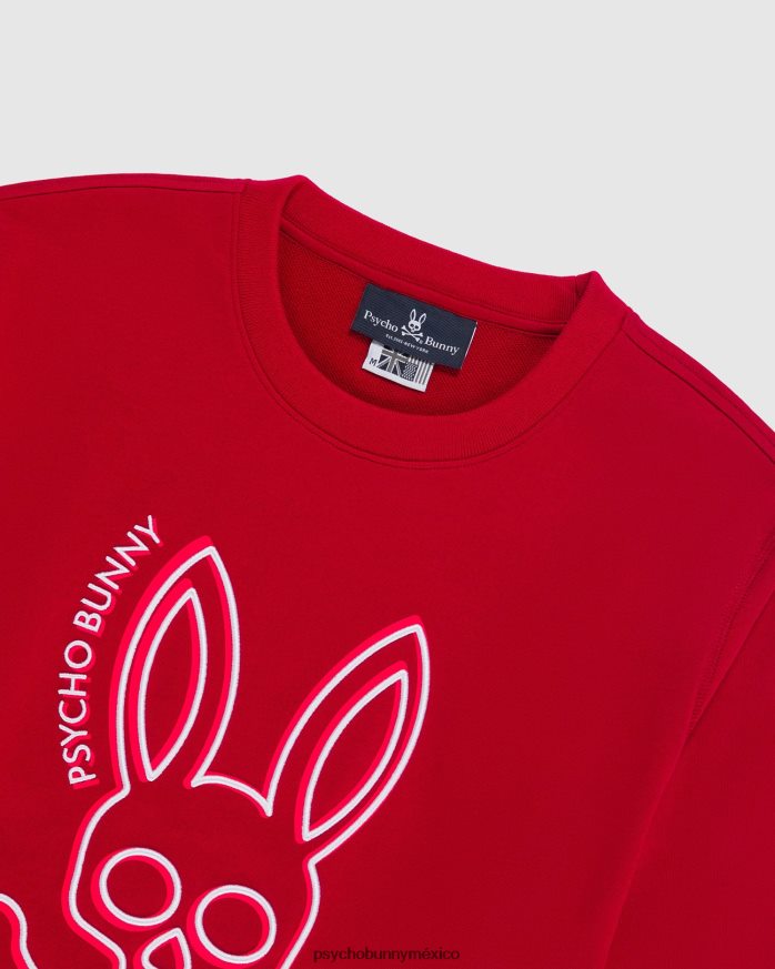 sudadera con conejito bordado gresham para hombre río rojoR46422369 Psycho Bunny