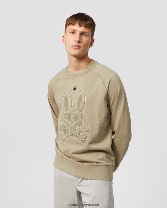 sudadera cray hombre arena mojadaR46422334 Psycho Bunny