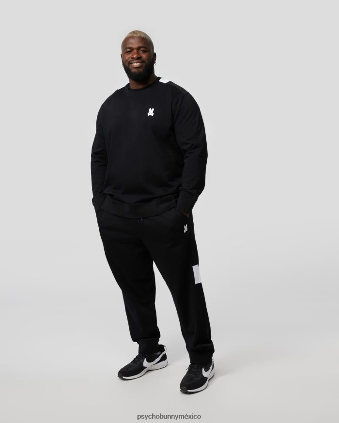 sudadera wilkes para hombre grande y alto negroR46422418 Psycho Bunny