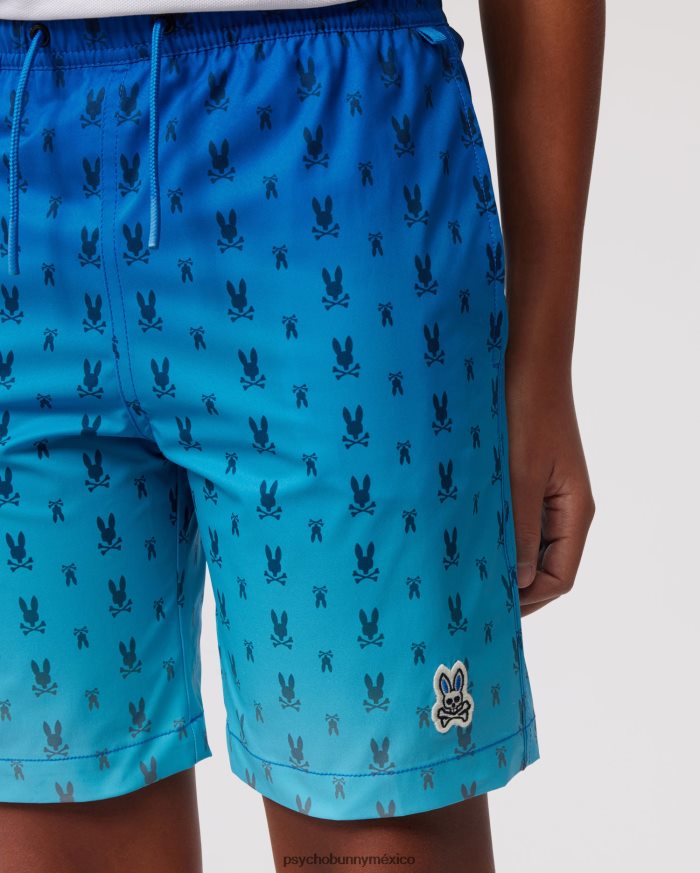 bañador aletti para niños azul de delftR46422613 Psycho Bunny