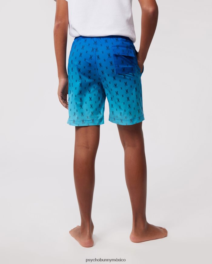 bañador aletti para niños azul de delftR46422613 Psycho Bunny