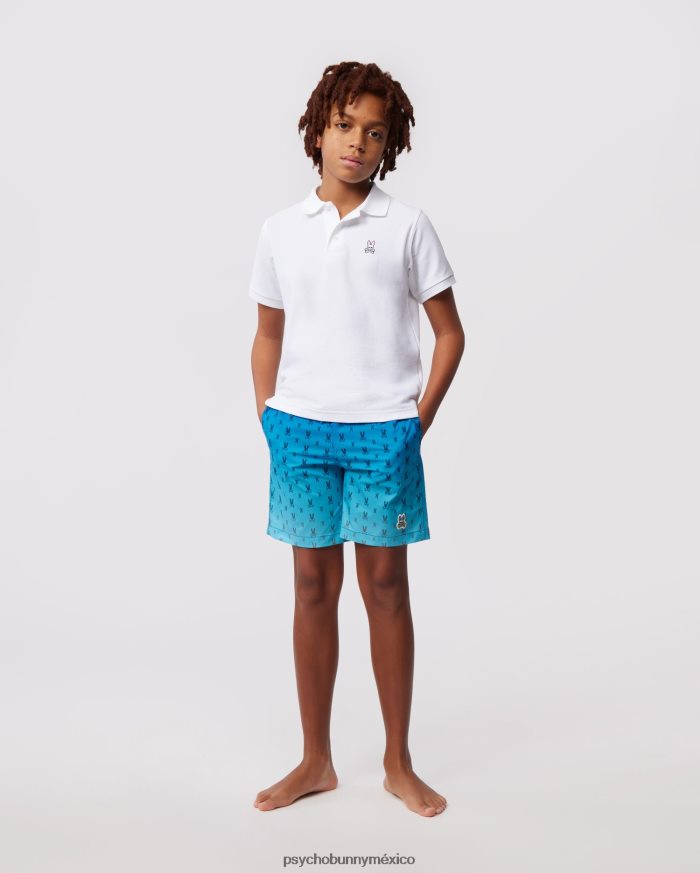 bañador aletti para niños azul de delftR46422613 Psycho Bunny