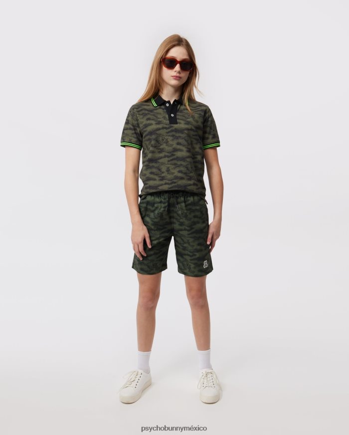 bañador de camuflaje rockaway para niños oliva oscuroR46422618 Psycho Bunny
