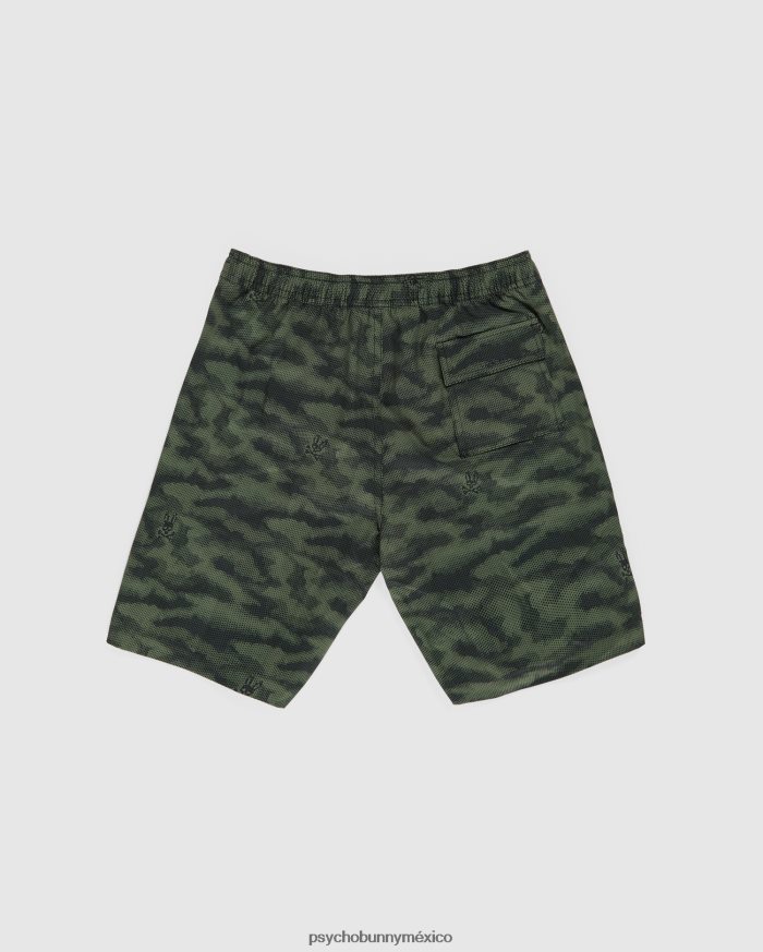 bañador de camuflaje rockaway para niños oliva oscuroR46422618 Psycho Bunny