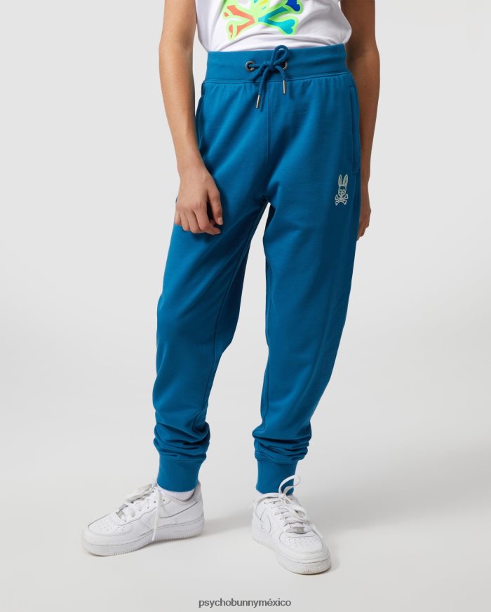 pantalones deportivos con bordado gresham para niños Mar EgeoR46422616 Psycho Bunny