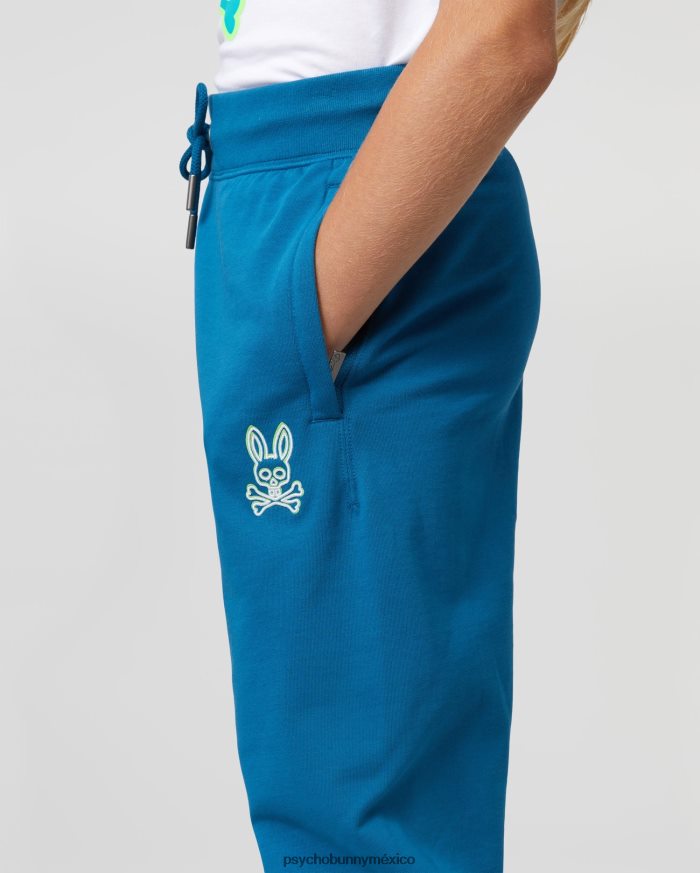 pantalones deportivos con bordado gresham para niños Mar EgeoR46422616 Psycho Bunny
