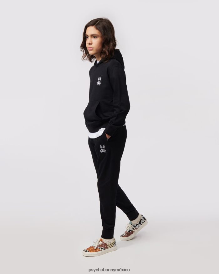 pantalones deportivos con bordado gresham para niños negroR46422615 Psycho Bunny
