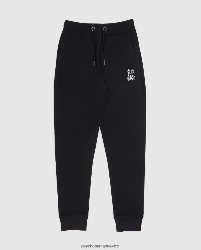 pantalones deportivos con bordado gresham para niños negroR46422615 Psycho Bunny
