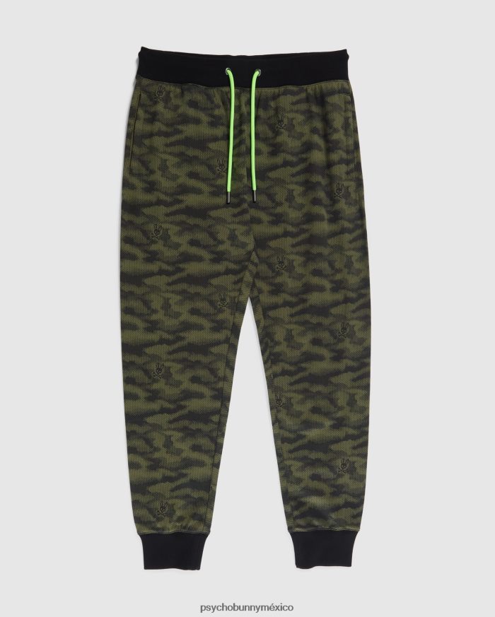 pantalones deportivos de camuflaje rockaway para niños oliva oscuroR46422617 Psycho Bunny